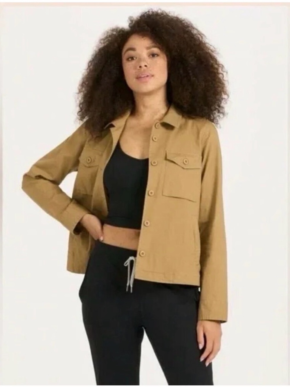 Vuori Tan Ripstop Jacket Size XS